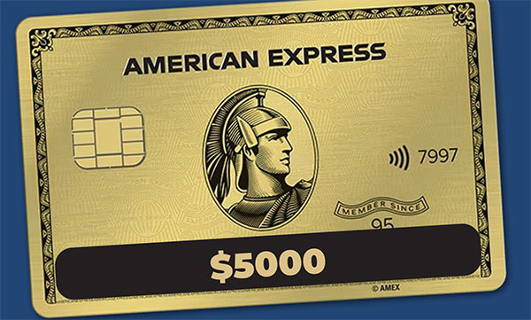 3. $5,000 Amex Gift Card